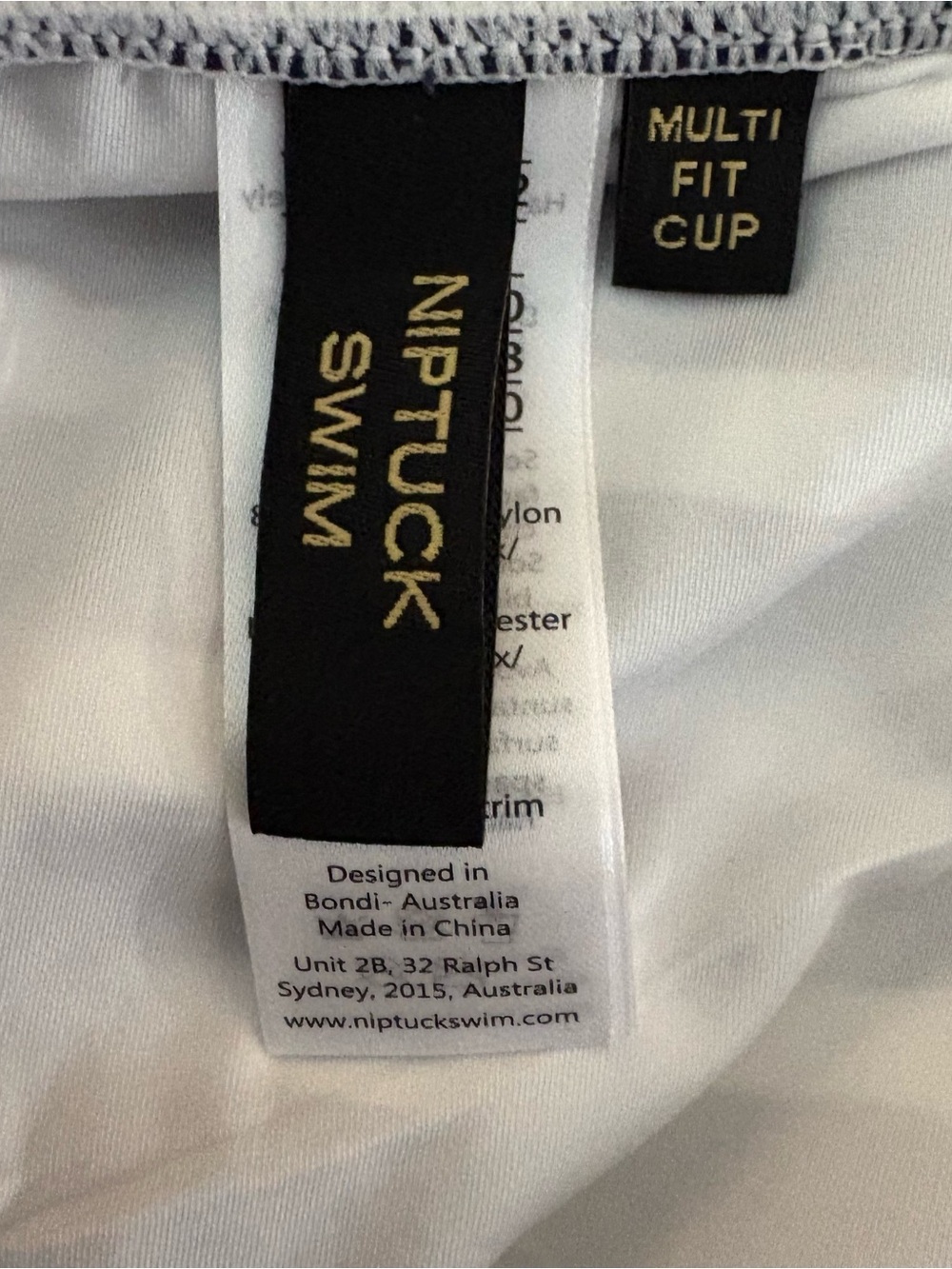 Nip Tuck Swim Navy White Stripe One Piece Swimsuit NWT Multiple Sizes - Picture 8 of 10